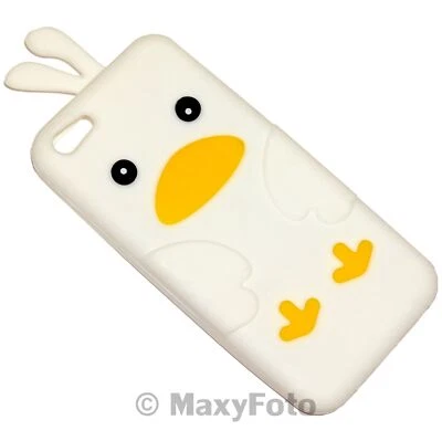 BIRD CUSTODIA SILICONE S-LINE TPU CASE APPLE IPHONE 5C BIANCO WHITE NEW NUOVO - Immagine 1 di 4