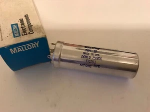  Mallory Aluminium Elektrolytkondensator Typ FP407.4 SIEHE FOTOS - Bild 1 von 3