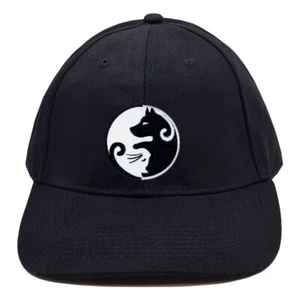 Baseballmütze Haustier Yin & Yang bestickt Katze & Hund süß Mode Popkultur - Bild 1 von 2