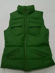 Tommy Hilfiger women's down green vest SMALL - Picture 1 of 6