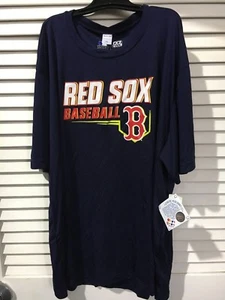 TX3 Cool MLB Baseball Boston Red Sox Shirt Men's Blue S Small 428 With Tags - Picture 1 of 1