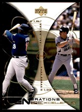 2000 UPPER DECK HITTER'S CLUB GENERATIONS OF EXCELLENCE TONY GWYNN/WADE BOGGS