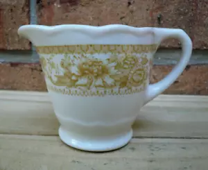 Vintage 1964 Siracusa Cina 4 oz. Crema Mayfair Senape - Foto 1 di 5