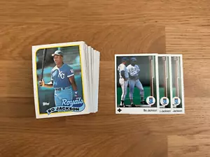 1989 Topps - #540 Bo Jackson 97 Card Lot NM-MT + 1989 Upper Deck Lot CLEAN/SHARP - Picture 1 of 5