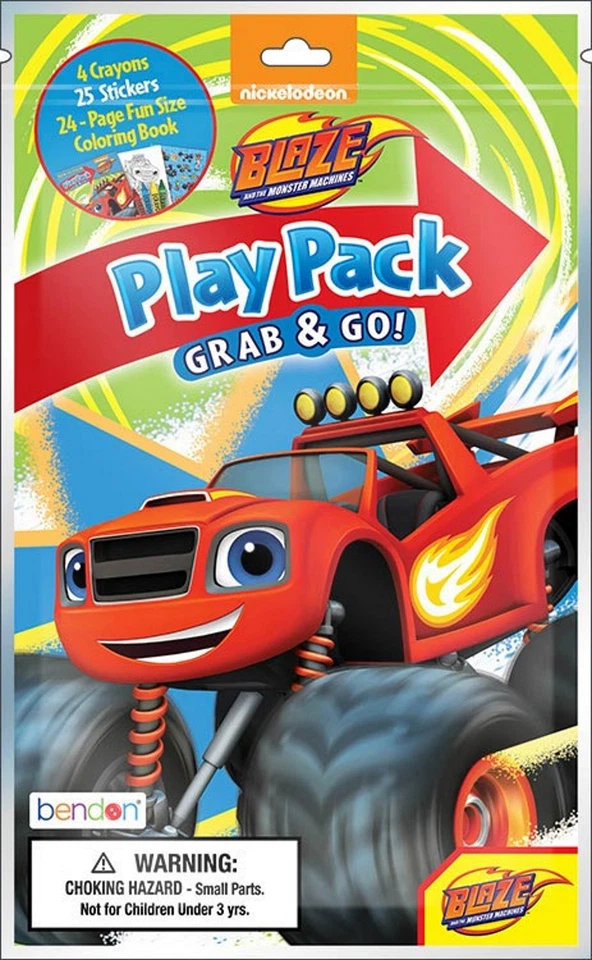 NEW Blaze & The Monster Machines Grab & Go Play Pack - Party Favor, Prize Box - Image 1 of 1