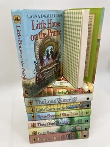 Little House On The Prairie Hardcover 9 Books Complete Series Set Gingham - Imagen 1 de 21