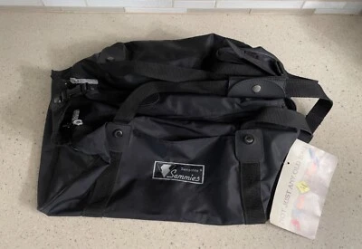 Samsonite Sammies Black Luggage Gym Duffel Bag Double Handle Vintage 1991 NWT - Image 1 of 4