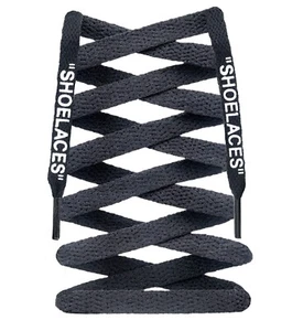 LitLaces - Off White Inspired Custom Printed "SHOELACES" Flat Silk Screen - Picture 1 of 16