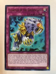 Yugioh Guardian of the Golden Land MGED-EN126 Maximum Gold Rare 1st Ed NM Nice! - Picture 1 of 4