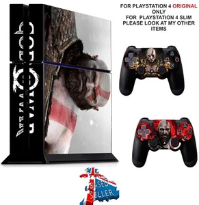 GOD OF WAR PS4 PROTECTIVE SKIN DECAL VINYL STICKER WRAP - Picture 1 of 8