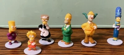 Minifigura Simpsons 2002 juego-Homero/Marge/Maggie/Barba/Smithers Maid/Krusty Foto 1 de 2