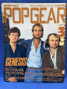 Pop Gear Mar 1987 Genesis Madonna A-ha Survivor Inxs Bangles OMD Japan Magazine - Bild 1 von 20