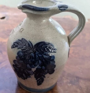 Handmade Rowe Pottery Jug Salt Glaze - Picture 1 of 7