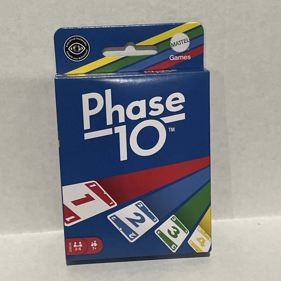 New- Phase 10 Card Game Mattel Games