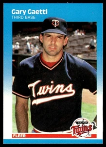 1987 Fleer Gary Gaetti Minnesota Twins #540 - Picture 1 of 2