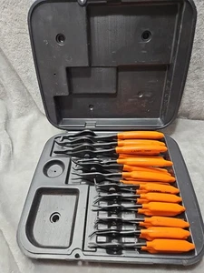 Juego de alicates de anillo a presión externos internos combinados punta fija Lang 3495 12 piezas EE. UU. - Imagen 1 de 4