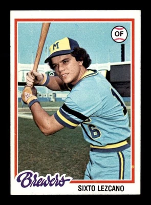 1978 Topps #595 Sixto Lezcano   NM/NM+ X3479515 - Image 1 of 3