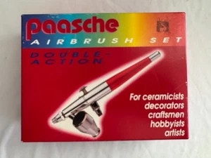 PAASCHE AIRBRUSH SET DOUBLE ACTION - Picture 1 of 7