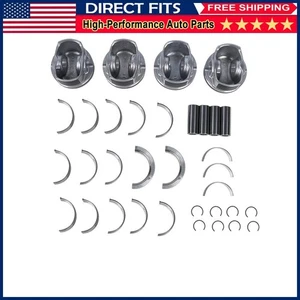 1.4L Set Pistons & Rings Kit For 2011 2012-2015 Buick Chevrolet Cruze Encore - Picture 1 of 3