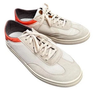 Zapato Deportivo OluKai Punini Para Hombre Talla 8 EE. UU., Blanco/Naranja Fundido Informal Corte - Imagen 1 de 10