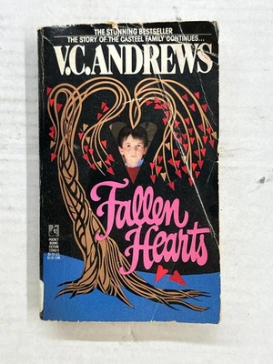 Vintage Fallen Hearts V.C. Andrews Paperback Pocket Books Casteel Family Series - Image 1 of 3