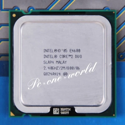 100% OK SLA94 Intel Core 2 Duo E4600 2.4 GHz Dual-Core Processor CPU LGA 775 - Image 1 of 2