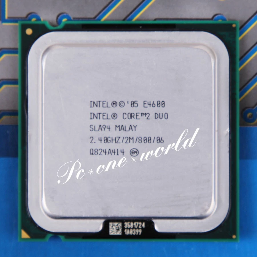 100% OK SLA94 Intel Core 2 Duo E4600 2.4 GHz Dual-Core Processor CPU LGA 775 - Image 1 of 2