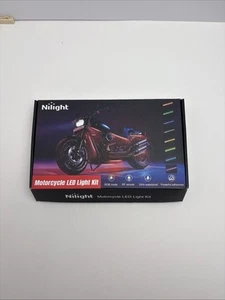 Kit de luces LED multicolores Nilight 8 piezas RGB puntas para motocicleta debajo con control remoto - Imagen 1 de 9