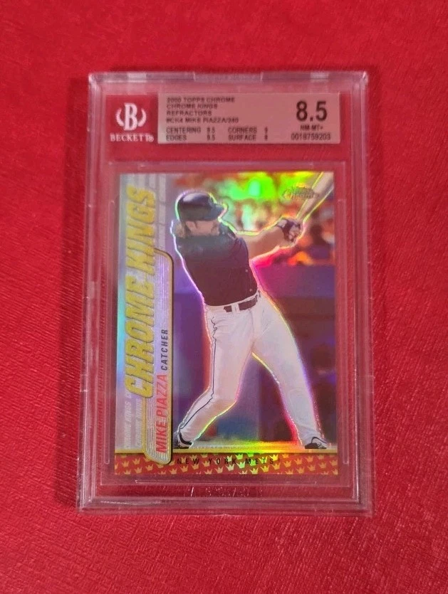 2000 Topps Chrome #CK4 Mike Piazza  /240 New York Mets MLB Card BGS 8.5 POP 2 - Image 1 of 2