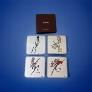Scarfes Bar London Limited Edition Drinks Coasters Rosewood London Gerald Scarfe - Foto 1 di 11