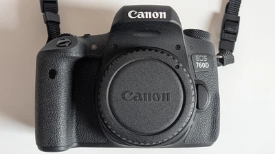 Canon EOS EOS 760D 24.2MP Digitalkamera - Schwarz (Nur Gehäuse) - Bild 1 von 4