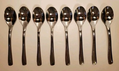 8 Henckels Zwilling Villa Bella Soup/Tablespoon 7.25" Stainless Pre Owned - Image 1 of 4