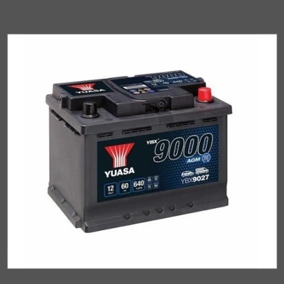 Yuasa Car Battery YBX9027 for VAUXHALL AMPERA R12 2012 on - Image 1 of 4