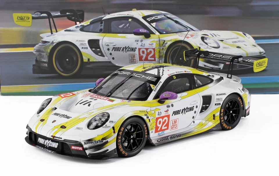 1/18 IXO-MODELS - PORSCHE - 911 992 GT3 R TEAM MANTHEY PURE MG-I-911-LM-24-1892 - Immagine 1 di 1