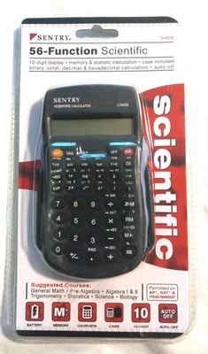 2006 Sentry CA656 Scientific Calculator 10 Digit, 56 Function, New in Package - Image 1 of 3