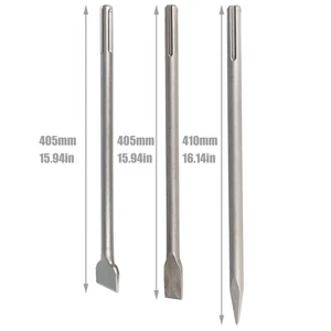 3 Stück SDS Max Meißel Bohrhammer Bohrer Meißel Bits Set zum Bohren - Bild 1 von 24