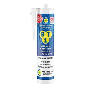 BT1 Ultimate Bathroom Sealant & Adhesive 290ml Transparent 535108 - Picture 1 of 3
