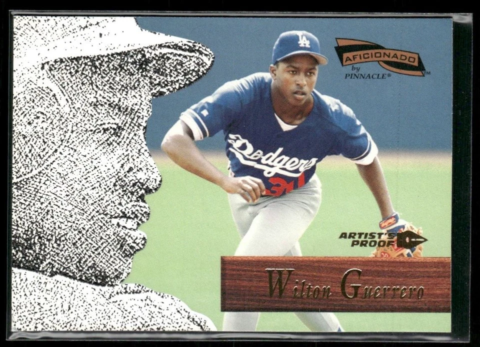 Wilton Guerrero 1996 Pinnacle Aficionado Artist's Proofs #180 Los Angeles - Image 1 of 2