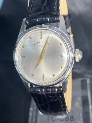 Vtg Favre Leuba Chronometer Company Swiss  geneve Mens Watch Read - Image 1 of 4