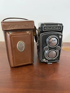 Vintage Rolleiflex Camera Original Case Franke & Heidecke Braunschweig - Picture 1 of 12