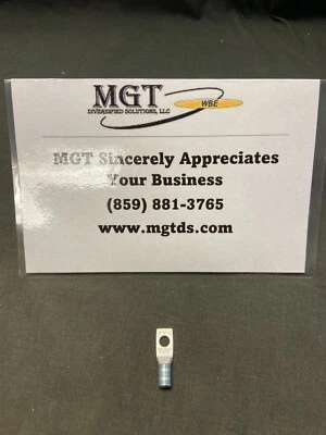 BURNDY / YAV6CLTC14FX / CMPRN, # 6 AWG, FLEX, 1 HOLE, 1/4" STUD WITH INSP WNDW