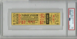 REGGIE JACKSON CAREER HOME RUN HR #273 8/8/76 YANKEES VOLLTICKET PSA 2 SELTEN - Bild 1 von 3