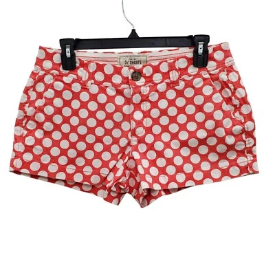 Pantalones Cortos Old Navy Para Mujer Y2K Perfect 3.5" Rojo Blanco Lunares Favoritos Caquis 4 Foto 1 de 4