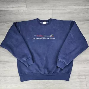 Vintage 90er Walt Disney & McDonalds American Teacher Awards Größe XL Sweatshirt - Bild 1 von 8