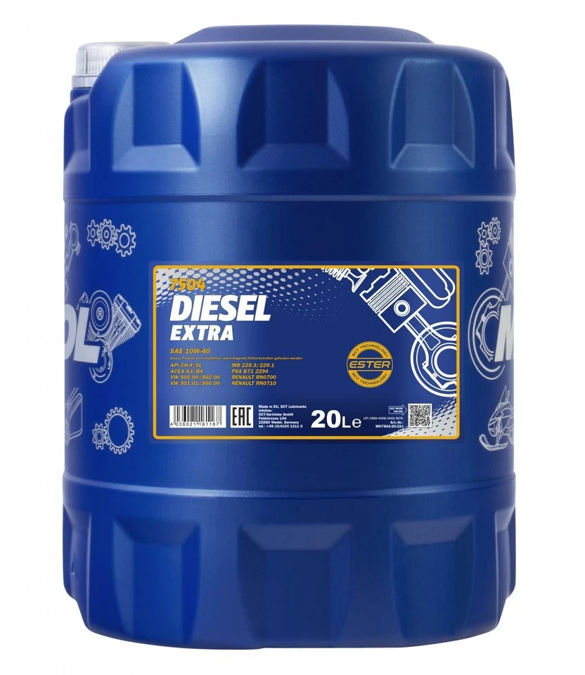 Mannol Diesel Extra 10W-40 Motoröl - 20L