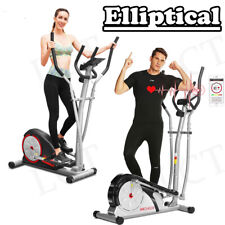 Elliptical Machine Magnetic Cross Trainer Exercise Bike Cardio Fitness 330lb Gym