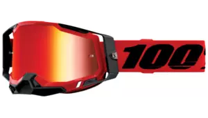 100% Racecraft 2 Goggles - Red - Red Mirror 2601-2904 - Picture 1 of 1