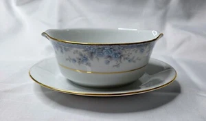 NORITAKE AVALON FINE CHINA GRAVY BOAT 3390 - Picture 1 of 5