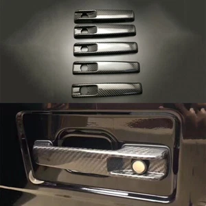 Carbon Exterior Door Handles Cover For Benz G Class W463 G55 G63 G500 G550 5Pcs - Picture 1 of 8