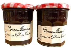 2 x Bonne Maman Damson Plum Conserve 370g Extra Jam - Picture 1 of 4